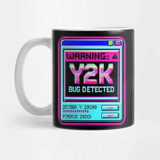 Warning Y2K Bug Detected Mug